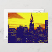 Pop Art New York Briefkaart (Voorkant / Achterkant)