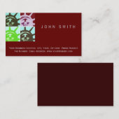 Pop Art New York City Carte de visite (Devant / Derrière)