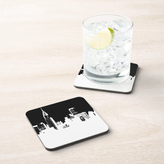 Pop Art New York City dessous de verre en plastiqu (Côté Droit)