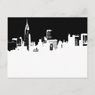 Pop Art New York City Panorama Briefkaart