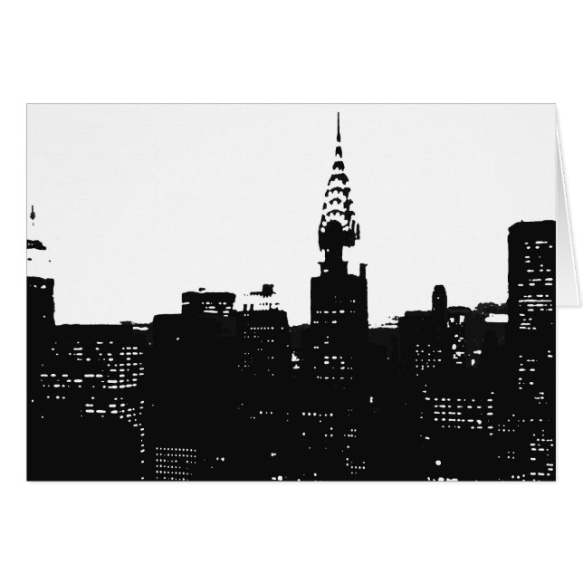 Pop Art New York Silhouette (Devant horizontal)