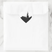 Pop Art New York Silhouette Hart Sticker (Tas)