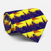 Pop Art New York Stropdas (Opgerold)