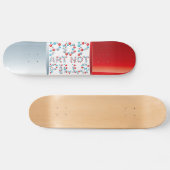 Pop Art niet pills Skateboard (Horizontaal)