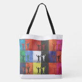 Pop art no.1 by Yeshaya Dank - unity & harmony Draagtas (Achterkant)