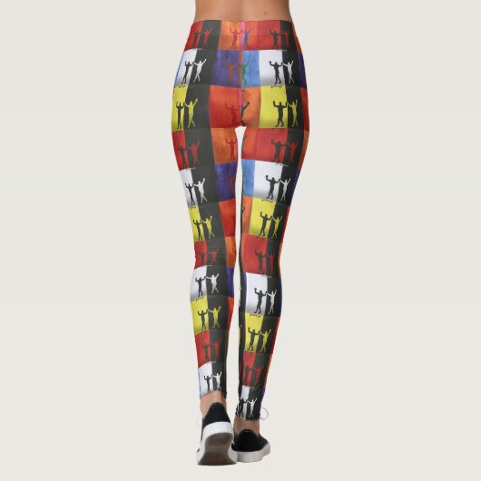 Pop art no.1 by Yeshaya Dank - unity & harmony Leggings (Achterkant)