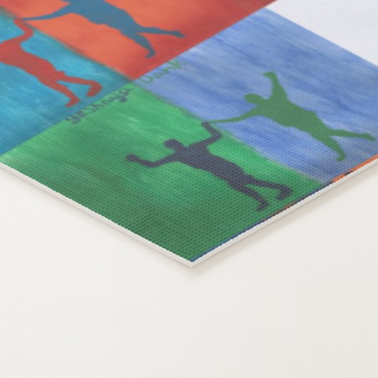 Pop art no.1 by Yeshaya Dank - unity & harmony Yogamat (Detail)