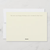 Pop Art Noël photo collage de vacances Carte de vo (Dos)