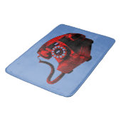 Pop Art Old Desk Telefoon Box Badmat (Gekanteld)