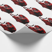 Pop Art Old Desk Telefoon Box Cadeaupapier (Hoek)