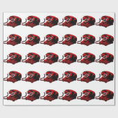 Pop Art Old Desk Telefoon Box Cadeaupapier (Vlak)