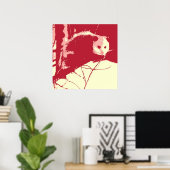 Pop Art Opossum Poster (Thuiskantoor)