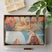 Pop Art Palomino Desert Horse Tissuepapier (Geschenk)