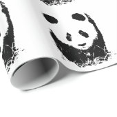 Pop Art Panda Cadeaupapier (Rol Hoek)