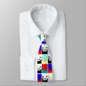 Pop Art Panda Cravate (Attaché)