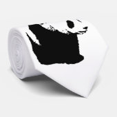 Pop Art Panda Neckwear Stropdas (Opgerold)