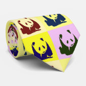 Pop Art Pandas Cravates (Roulé)