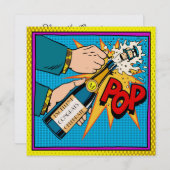 Pop Art Party Fête Invitation (Devant / Derrière)