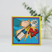 Pop Art Party Fête Invitation (Debout devant)