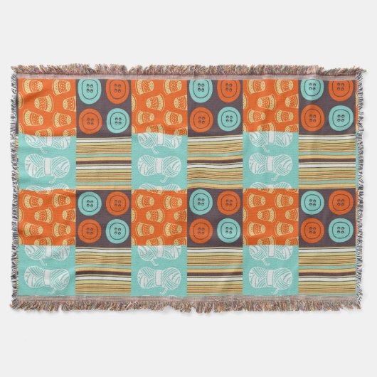 Pop-art patroon - naaien deken (Voorkant)