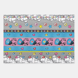 Pop Art Pattern Inpakpapier Vel