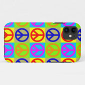 Pop Art Peace Sign iPhone 5/5S coque (Dos (Horizontal))