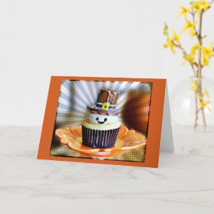 Pop Art Pelgrim Cupcakes Kaart