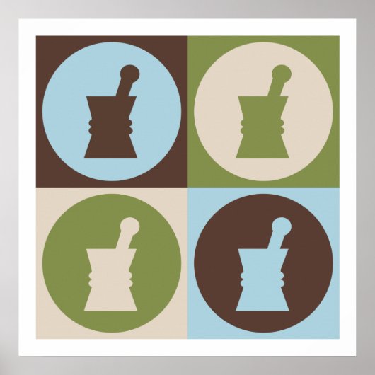 Pop Art Pharmacology Poster (Voorkant)