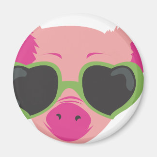 Pop art Piggy Magneet