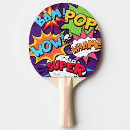 Pop Art Ping Pong Paddle Tafeltennisbatje
