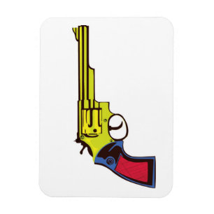 Pop Art Pistool Magneet