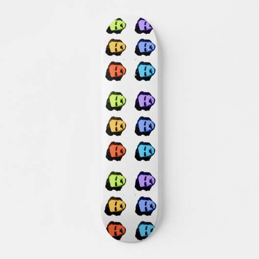 Pop Art Poe Skateboard (Voorkant)