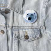 Pop Art Polar Beer Ronde Button 5,7 Cm (In situ)