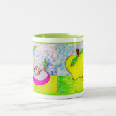 Pop Art Pommes Beverage Mug (Centre)