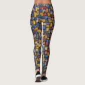 Pop Art Popcorn Leggings (Achterkant)