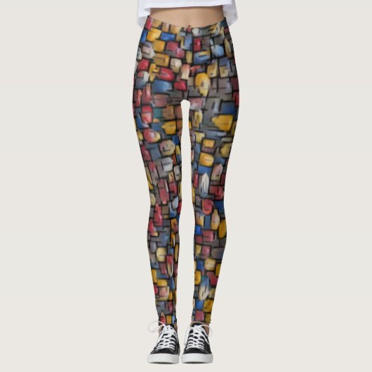Pop Art Popcorn Leggings (Voorkant)