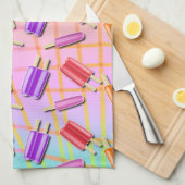 POP ART POPSICLES THEEDOEK (Quarter Fold)