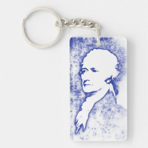 Pop Art Portrait Alexander Hamilton Sleutelhanger