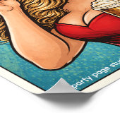 Pop Art Poster „OMG!“ – Glamour Woman Comic Wandbi (Coin)