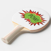 Pop art Pow Kaboom Tafeltennisbatje (Voorkant Gekanteld)