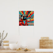 POP ART PUG 4 POSTER (Keuken)