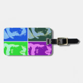Pop Art Pug Bagagelabel (Voorkant horizontaal)