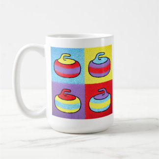 Pop Art Rocks Curling Design Koffiemok