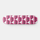 Pop Art roze lips Makeup Skateboard (Horizontaal)