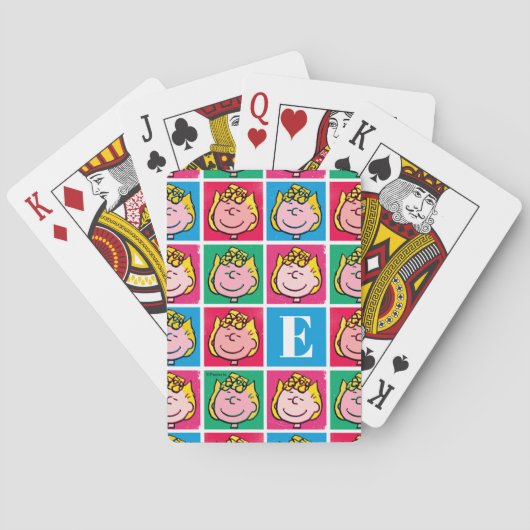 Pop Art Sally | Mod voor u Patroon speelkaarten (Achterkant)