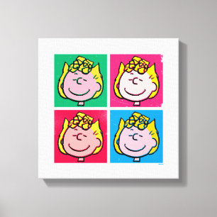 Pop Art Sally Voorbeeld voor uzelf Canvas Afdruk