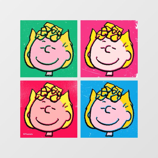 Pop Art Sally | Voorbeeld voor uzelf Raamsticker (Vel)