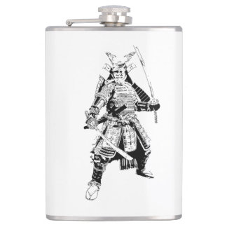 Pop Art Samurai Flask Heupfles