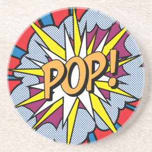 Pop Art Sandstone Onderzetter