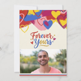 Pop Art Schilderachtige Valentijnskaart Feestdagenkaart